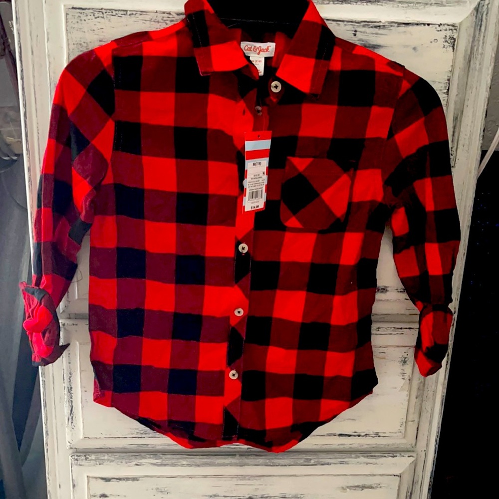 Plaid top